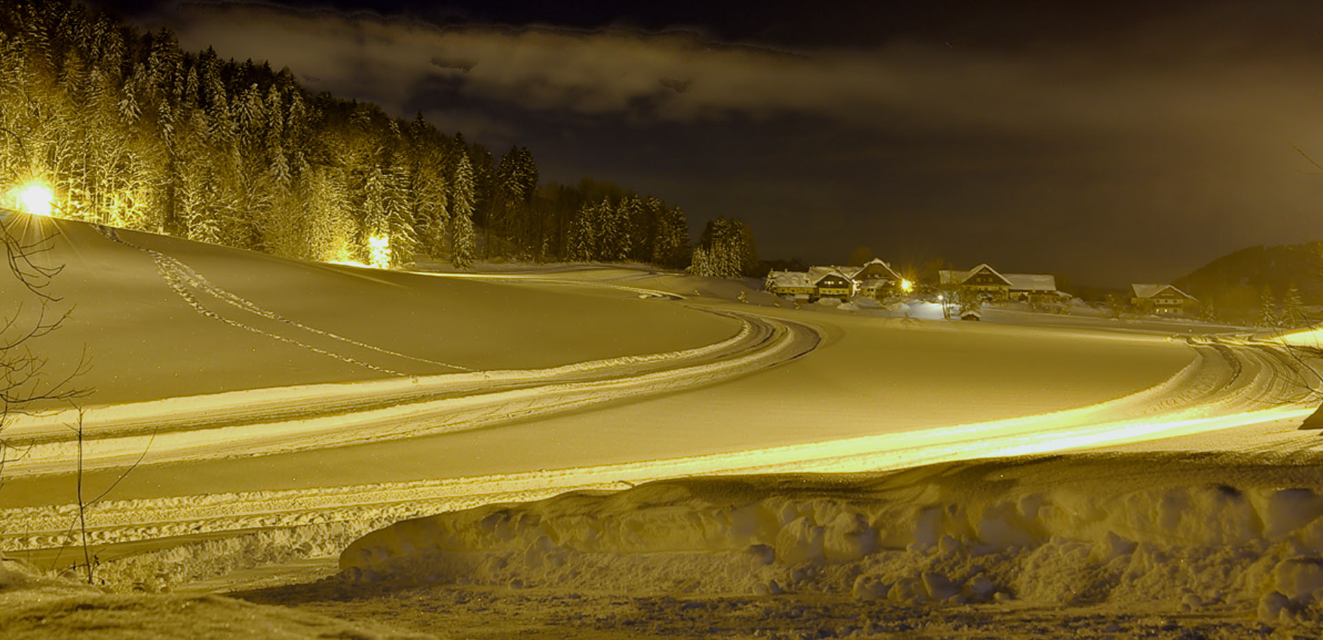 Nachtloipe in Faistenau